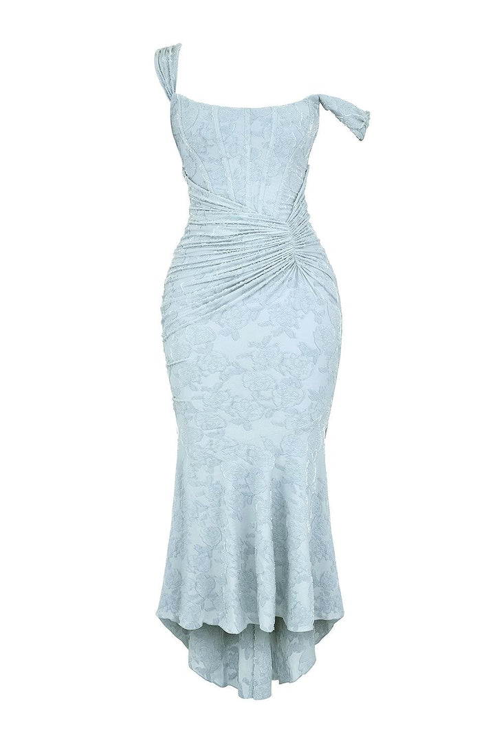 Dabrowska | Lace Fishtail Midi Dress