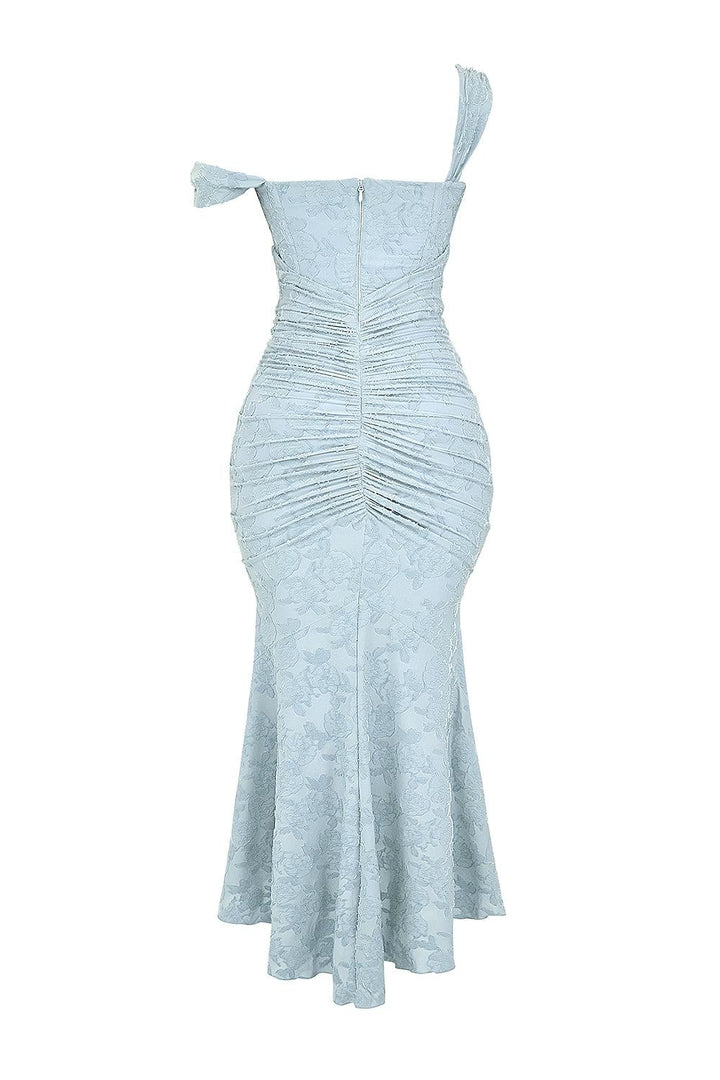Dabrowska | Lace Fishtail Midi Dress