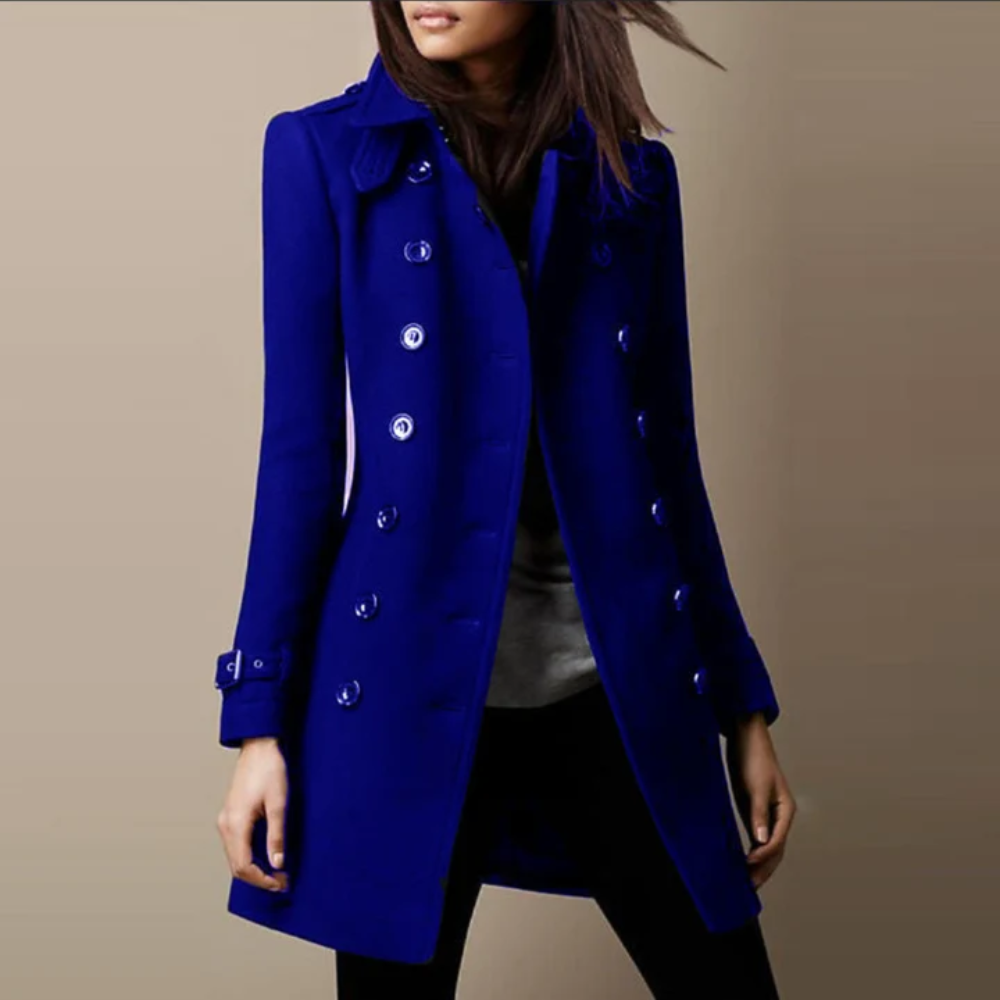 Daniela | Elegancki Długi Trencz