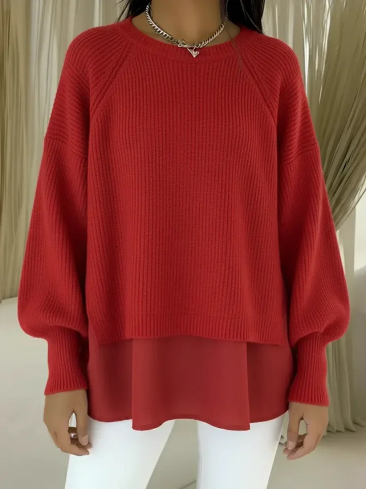 Krystyna | Sweter Warstwowy