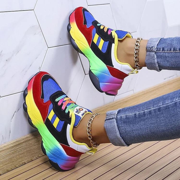 Izabela | Kolorowe Sneakersy Comfort