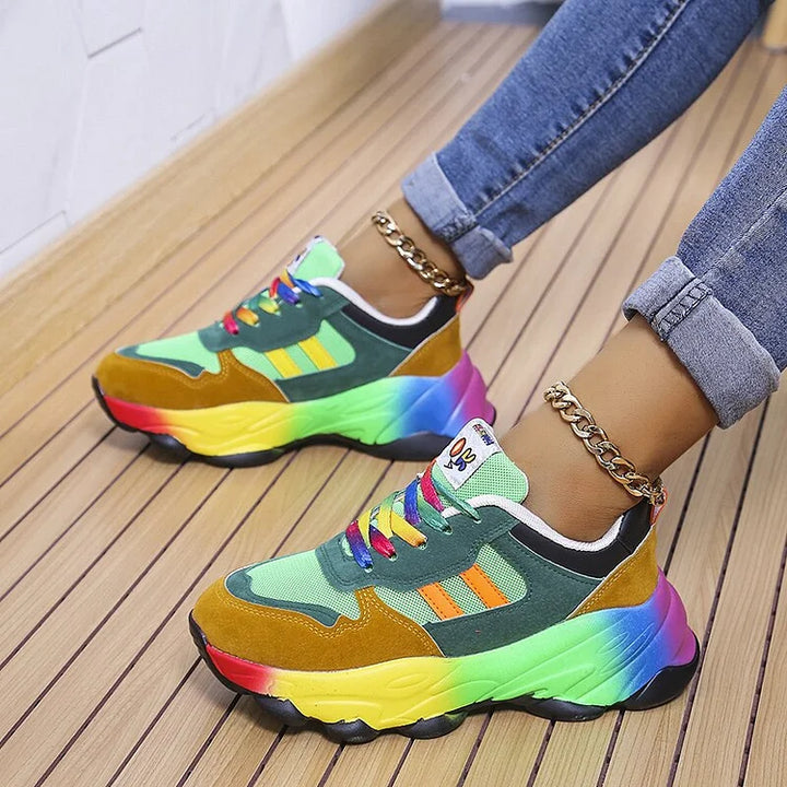 Izabela | Kolorowe Sneakersy Comfort