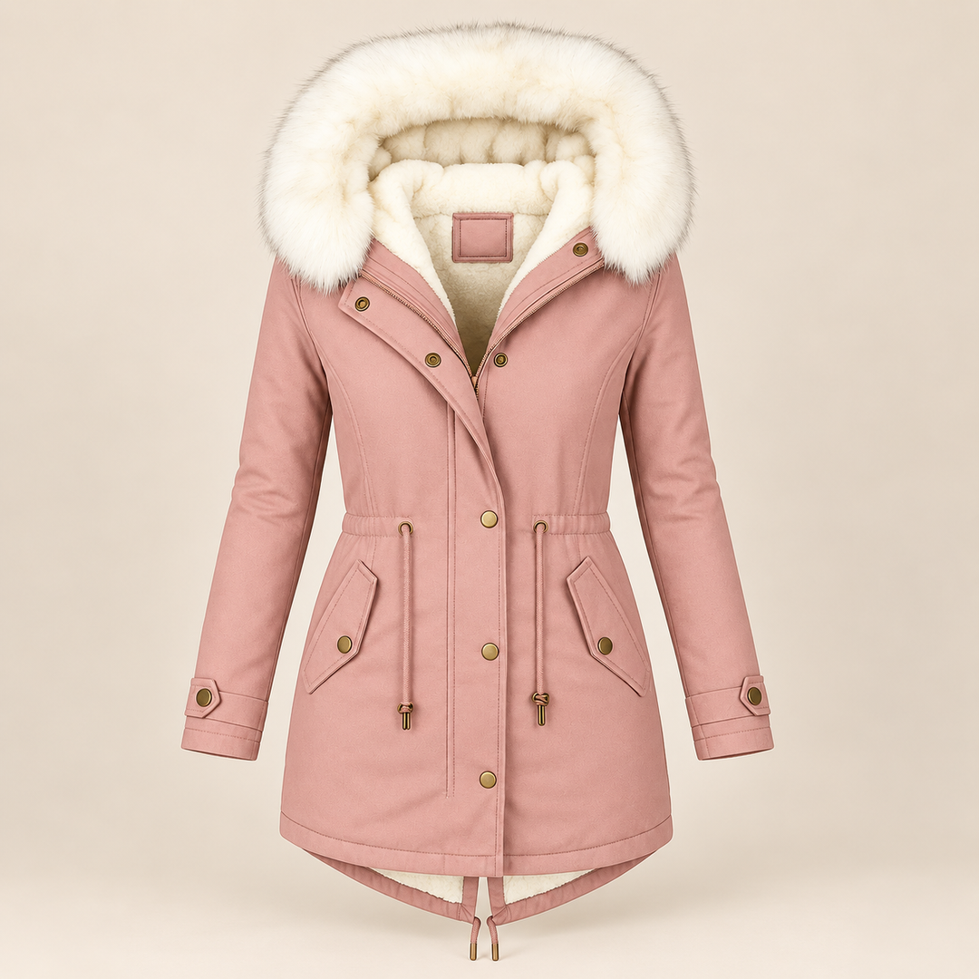 Agnieszka | Elegancka Długa Parka Zimowa
