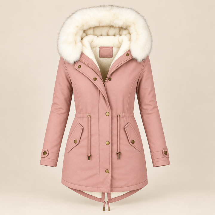 Agnieszka | Elegancka Długa Parka Zimowa