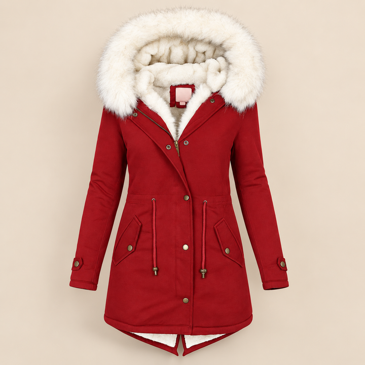 Agnieszka | Elegancka Długa Parka Zimowa