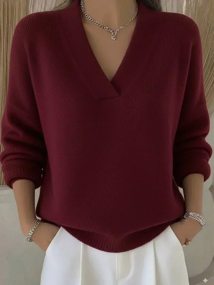 Wioleta | Sweter z Dekoltem V
