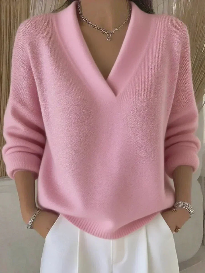 Wioleta | Sweter z Dekoltem V