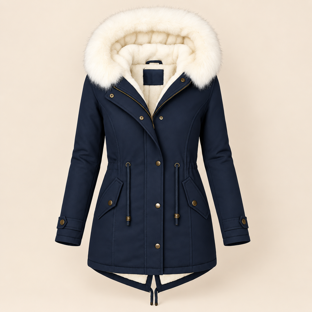 Agnieszka | Elegancka Długa Parka Zimowa
