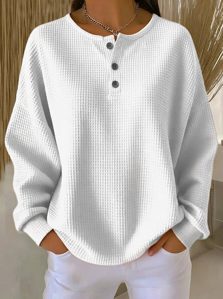 Milagros | Bluza Henley Strukturalna