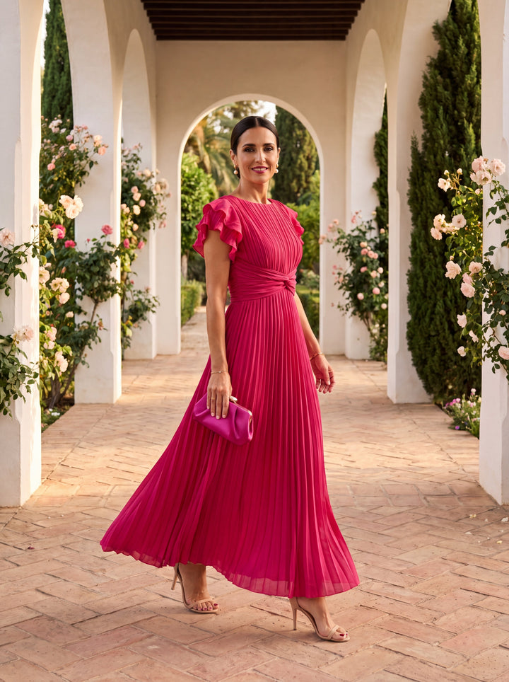 Dabrowska | Sukienka Tie- Front Midi