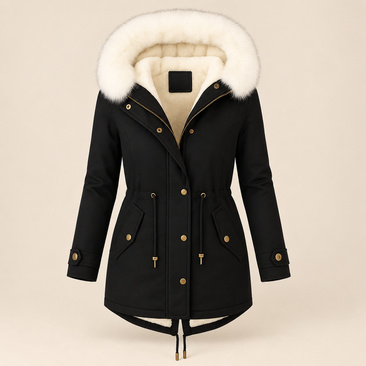 Agnieszka | Elegancka Długa Parka Zimowa