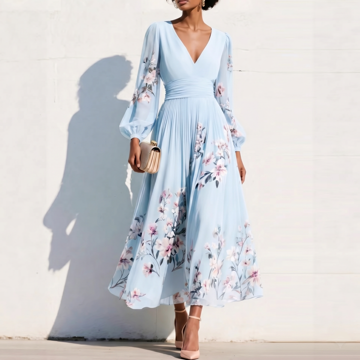 Dabrowska | Sukienka Puff Sleeve Midi