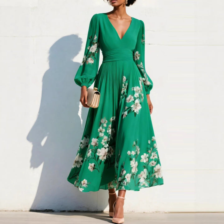 Dabrowska | Sukienka Puff Sleeve Midi