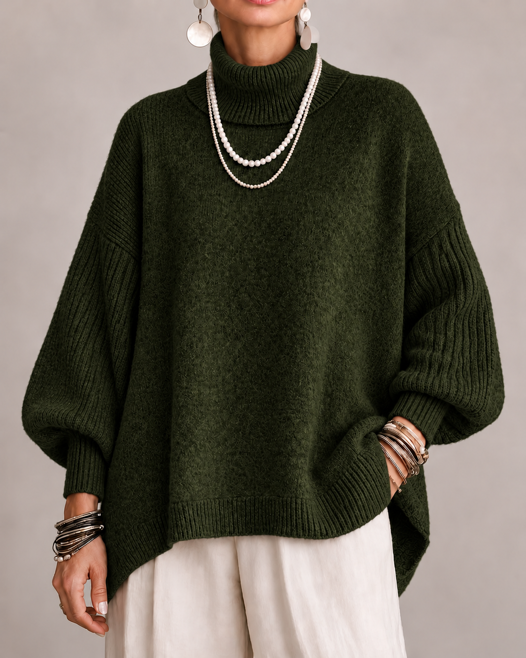 Katarzyna | Elegancki Sweter z Golfikiem