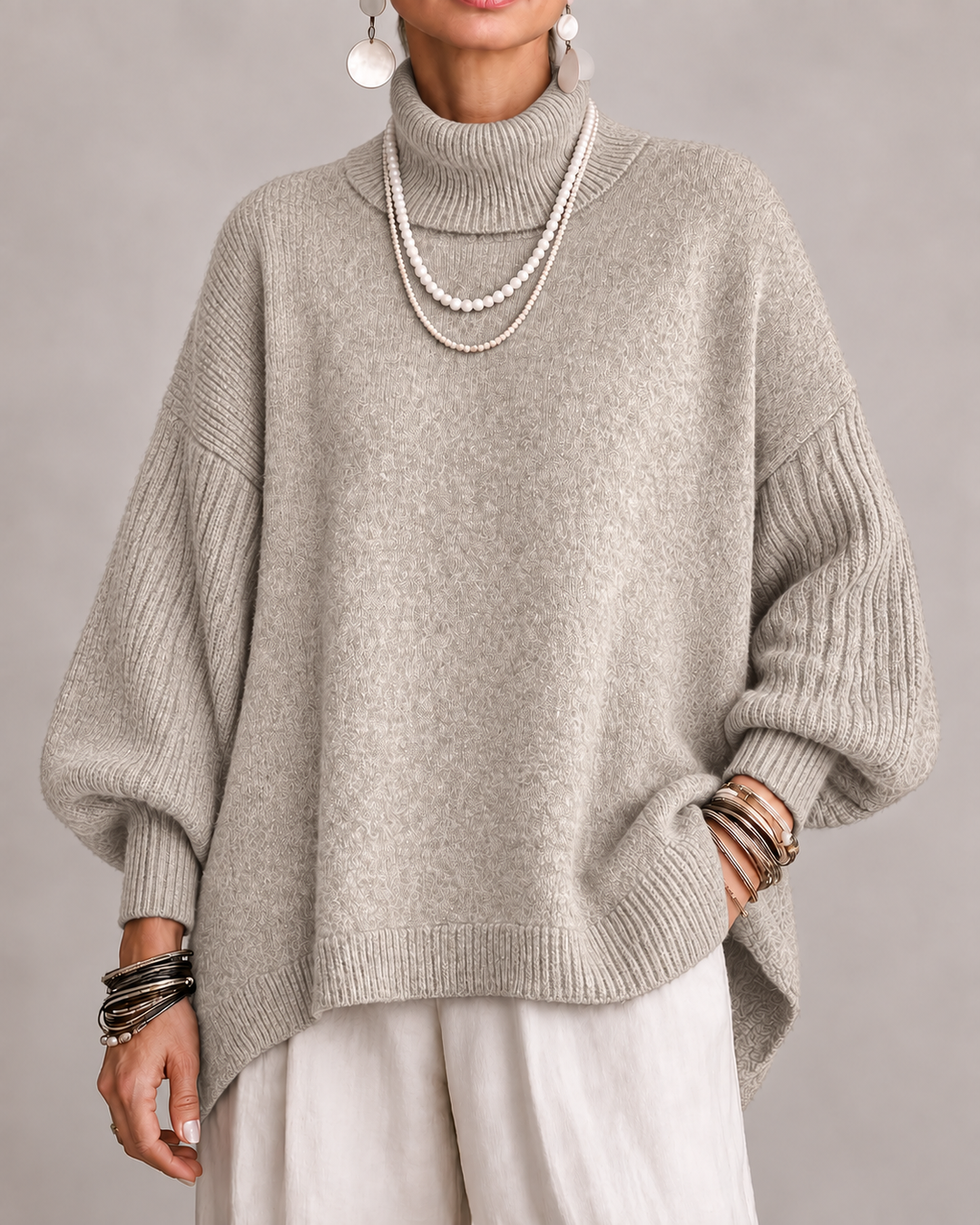 Katarzyna | Elegancki Sweter z Golfikiem