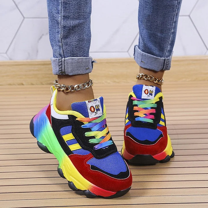 Izabela | Kolorowe Sneakersy Comfort