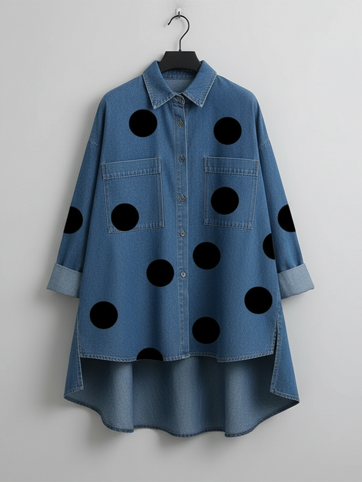 Paulina | Koszula Oversize w Grochy